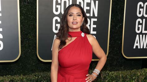 salma hayek nude|Salma Hayek, 56, Poses Nude, Showing Off Abs in Sauna Pic